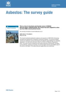 Asbestos: The survey guide HSG264