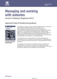 Managing and working with asbestos